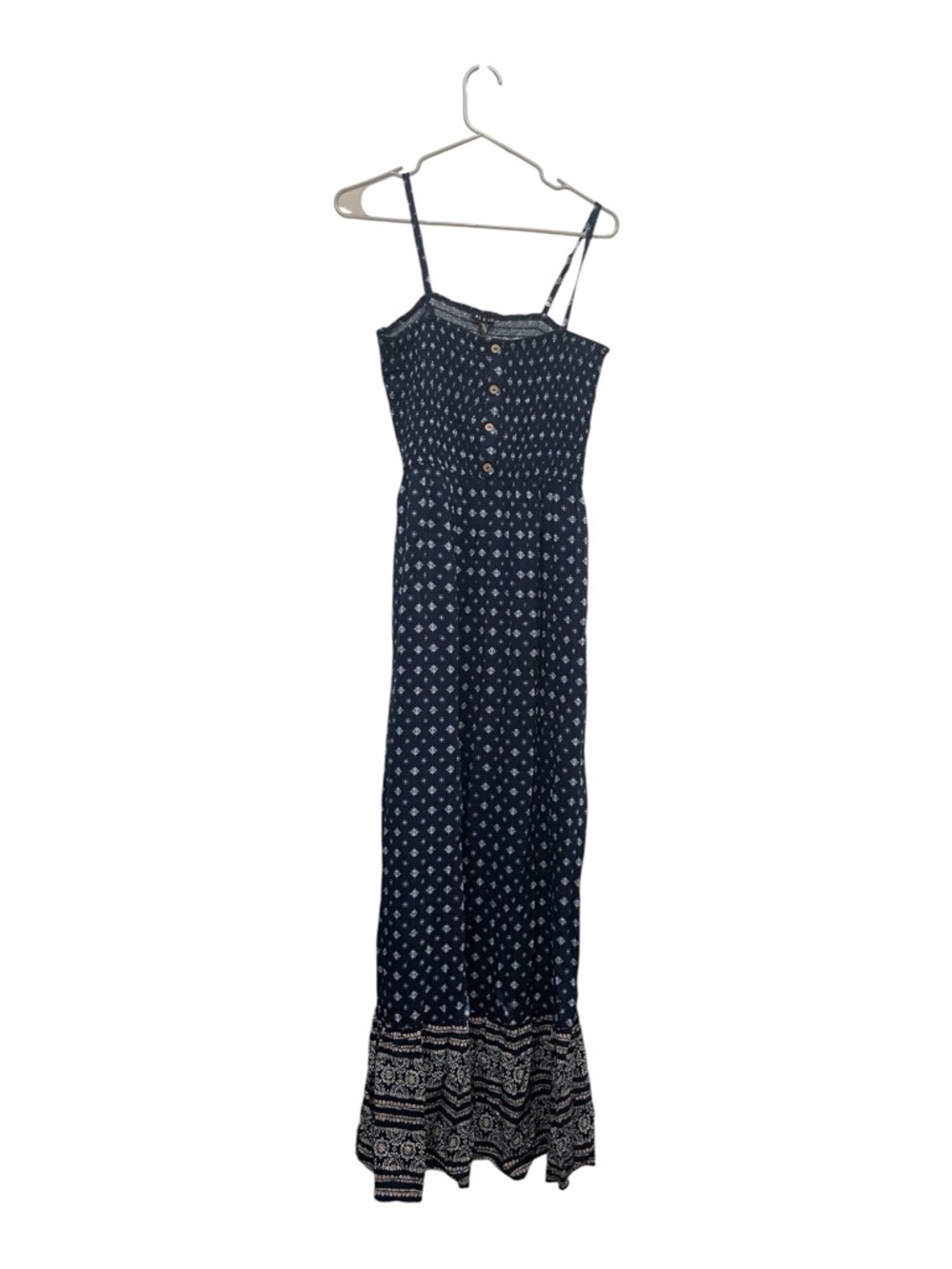 As U Wish Floral Sleeveless Maxi Dress Size L Cottagecore Fairy Francesca’s NEW